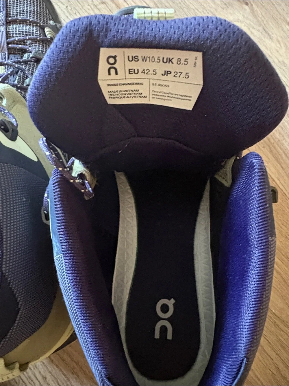 On Running Women's Trail Boots in Navy & Olive